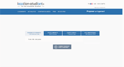 Desktop Screenshot of location-etudiant.fr